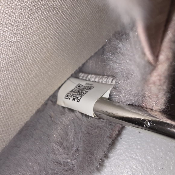 TOMS Women's Alpargata Faux Fur Lined Slip-On Flats dusty rose Sz.7.5 Slippers - Picture 14 of 16